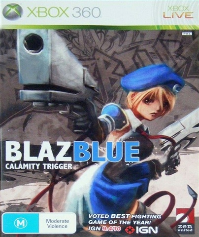 Jeu BlazBlue Calamity Trigger Xbox 360 - Version PAL FR Neuve Sous Blister